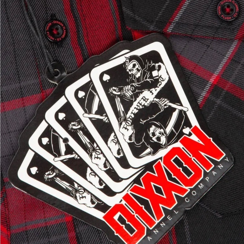 Men’s (L) NWT never opened Dixxon “Royal Flush” Flannel. Sold out in 2 minutes.